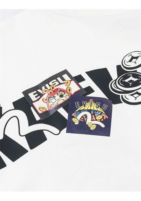 T-shirt con stampa EVISU | 2EAHTM6TS1121OFF WHITE